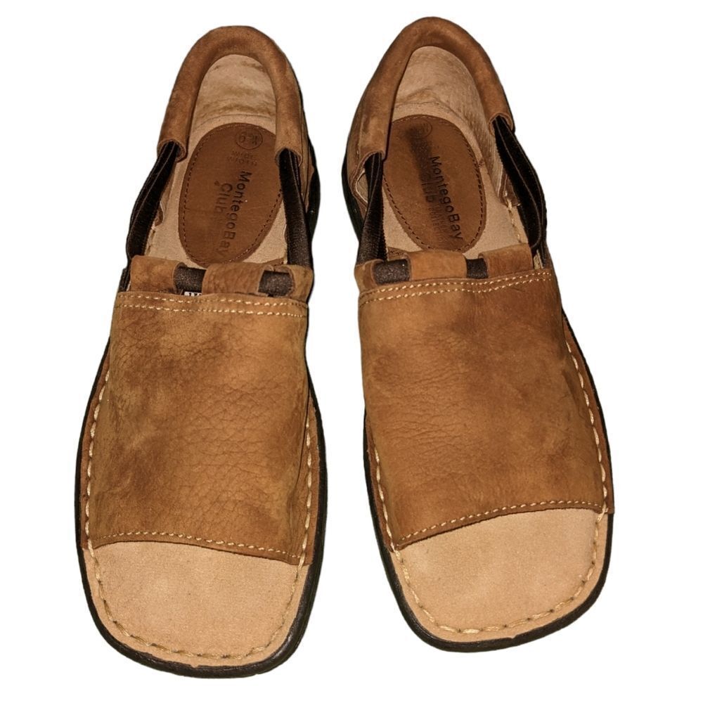 ‎Montego Bay brown leather sandals
